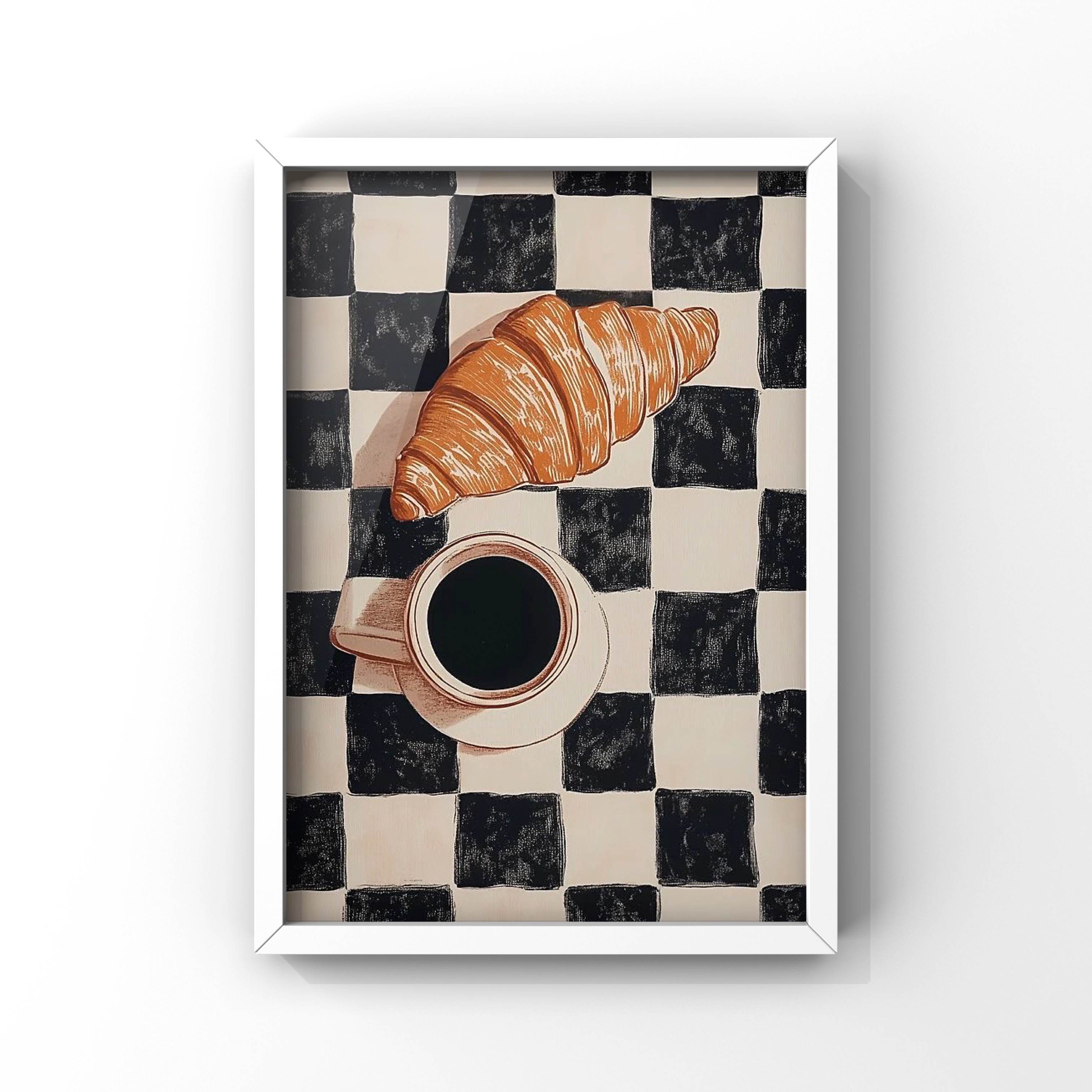 coffee and croissant